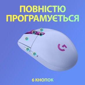 Миша Logitech G305 Lightspeed Lilac (910-006022)