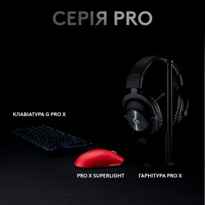 Миша Logitech G Pro X Superlight Red (910-006784)