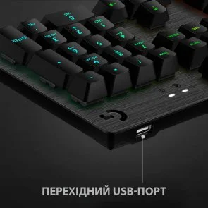 Фото: Клавіатура Logitech G512 Carbon Lightsync RGB Mechanical US GX Blue Black (920-008946) № 7 | KTC