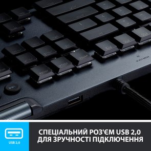 Клавіатура Logitech G815 Lightspeed RGB Mechanical US International Tactile USB Black (920-008992)