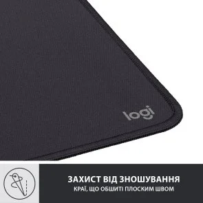 Фото: Килимок Logitech Mouse Pad Studio Series 200x230x2mm Graphite (956-000049) № 3 | KTC