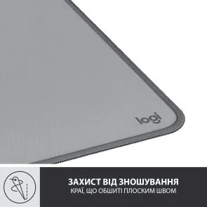 Фото: Килимок Logitech Desk Mat Studio Series 300x700x2mm Mid Grey (956-000052) № 5 | KTC