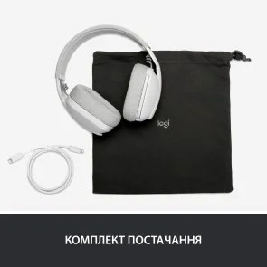 Фото: Гарнітура Logitech Zone Vibe 100 Off White (981-001219) № 10 | KTC