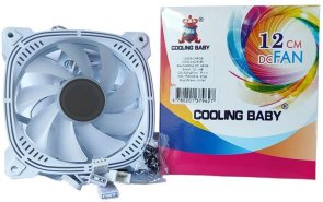 Кулер Cooling Baby 12025WARGB White