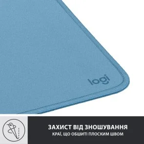 Фото: Килимок Logitech Mouse Pad Studio Series 200x230x2mm Blue Grey (956-000051) № 2 | KTC