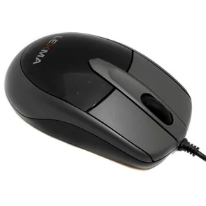 Фото: Мишка Lexma M240 чорно-сіра № 3 | KTC