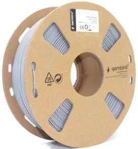 Фото: Пластик (філамент) для 3D друку Gembird 3D PLA 1kg/1.75mm Filament Grey (3DP-PLA1.75-01-GR) № 2 | KTC