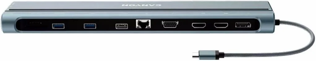 Фото: USB-хаб Canyon 14in1 DS-90 Dark Grey (CNS-HDS90) № 4 | KTC