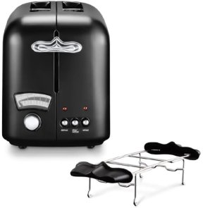 Тостер DeLonghi CT 021 BK Argento