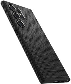 Чохол Spigen for Samsung S24 Ultra - Liquid Air Matte Black (ACS07287)