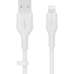  Кабель Belkin BoostCharge Flex AM / Lightning 2m White (CAA008BT2MWH)