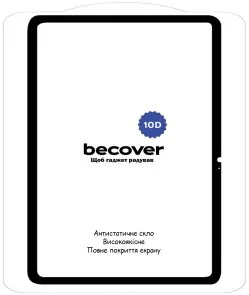 Фото: Захисне скло BeCover for Xiaomi Redmi Pad SE 11 - Black (710590) № 2 | KTC