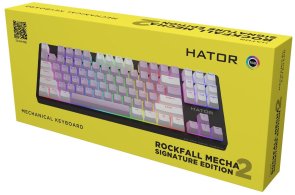 Клавіатура Hator Rockfall 2 Mecha Signature Edition USB Black/Lilac/White (HTK-520-BLW)