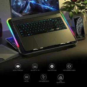 Фото: Підставка для ноутбука GamePro CP670 Black № 12 | KTC