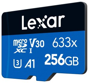 FLASH пам'ять Lexar High-Performance 633x Blue Micro SDXC 256GB with adapter (LSDMI256BB633A)