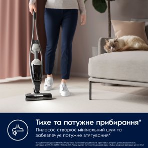 Ручний бездротовий пилосос Electrolux ES62HB25UV 600 Cordless cleaner 2in1