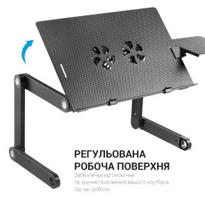 Фото: Підставка для ноутбука OfficePro CD1230 Black № 11 | KTC