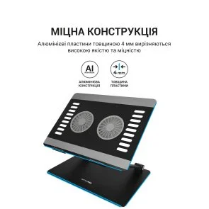 Фото: Підставка для ноутбука OfficePro LS122B Black № 11 | KTC