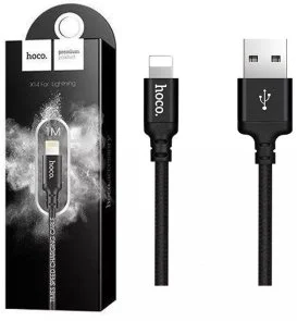 Фото: Кабель Hoco Hoco X14 2A Times Speed AM/Lightning 1m Black № 6 | KTC