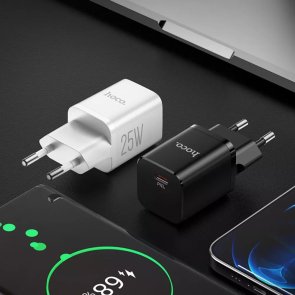 Зарядний пристрій Hoco N19 PD 25W White (N19_White)