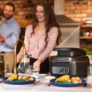 Фото: Мультипіч Russell Hobbs SatisFry Air and Grill Black/Orange (26520-56) № 9 | KTC