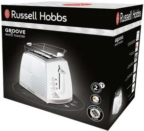 Фото: Тостер Russell Hobbs Groove White (26391-56) № 8 | KTC