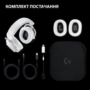 Гарнітура Logitech Pro X 2 Lightspeed White (L981-001269)