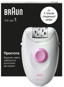 Епілятор Braun Silk epil 1 SE 1-000 (80743152)