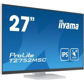 Фото: Монітор iiyama T2752MSC-W1 White - 27" IPS / 1920×1080 / 60 Гц № 2 | KTC