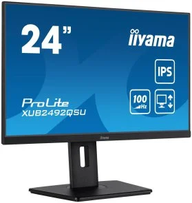 Фото: Монітор iiyama XUB2492QSU-B1 - 23.8" IPS / 2560×1440 / 100 Гц / Pivot / HAS № 2 | KTC