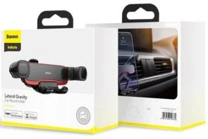 Фото: Кріплення для мобільного телефону Baseus Mr Hui Gravity Car Mount Black (SUYL-HU01) № 4 | KTC