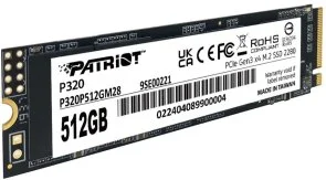 Фото: SSD-накопичувач Patriot P320 2280 PCIe 3.0 x4 NVMe 512GB (P320P512GM28) № 2 | KTC