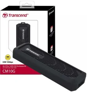 Фото: Кишеня зовнішня Transcend M.2 PCIe/SATA SSD Enclosure Kit (TS-CM10G) № 4 | KTC
