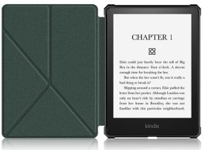 for Amazon Kindle Paperwhite G11 2021 - Ultra Slim Origami Dark Green
