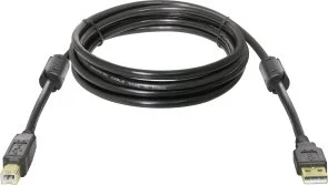 Фото: Кабель Defender USB04-10PRO AM / BM 3m Black (87431) № 2 | KTC