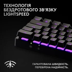 Фото: Клавіатура Logitech G Pro X 60 Lightspeed Black (920-011911) № 5 | KTC