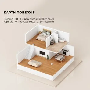 Фото: Робот-пилосос Dreame Bot D10 Plus Gen 2 White (RLD32GD) № 10 | KTC