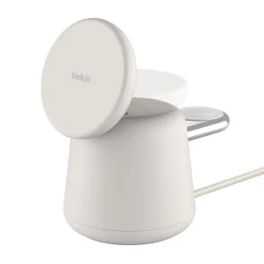 Фото: Бездротова зарядна станція Belkin 2in1 MagSafe Charge Station White (WIZ020VFH37) № 9 | KTC