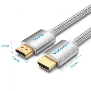 Фото: Кабель Vention v2.0 4K HDMI / HDMI 15m Silver (AABIN) № 2 | KTC