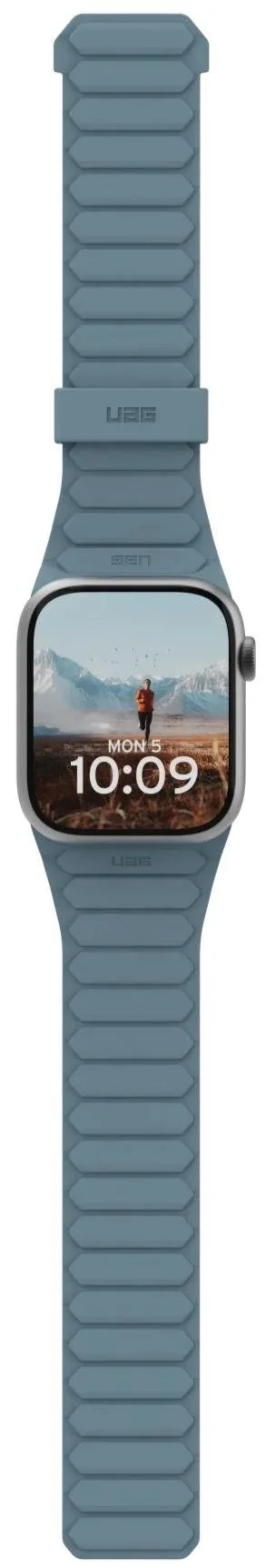 Фото: Ремінець UAG for Apple Watch Ultra 2/Ultra 49/45/44/42mm - Pathfinder Dune/Cloud Blue (194161118051) № 12 | KTC