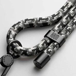 Фото: Ремінець для смартфону ArmorStandart Rope Black Monochrome with Clear holder (ARM76091) № 2 | KTC