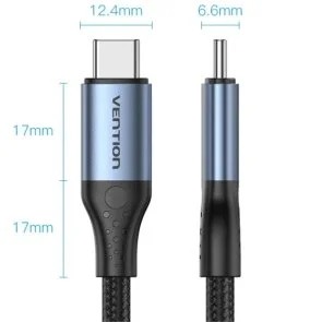 Фото: Кабель Vention Thunderbolt 4 240W 5A Type-C / Type-C 1m Black (TAVHF) № 4 | KTC