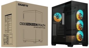 Корпус Gigabyte C500 Panoramic Stealth Black with window (GB-C500P ST)