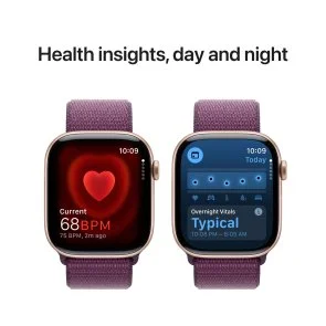 Фото: Смарт годинник Apple Watch Series 10 GPS 46mm Rose Gold Aluminium Case with Plum Sport Loop (MWWV3) № 5 | KTC