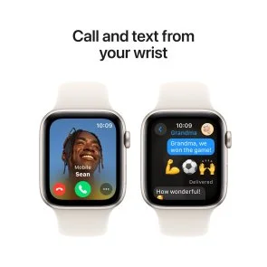 Фото: Смарт годинник Apple Watch Series SE 2 2024 GPS 44mm Starlight Aluminium Case with Starlight Sport - S/M (MXEU3) № 5 | KTC