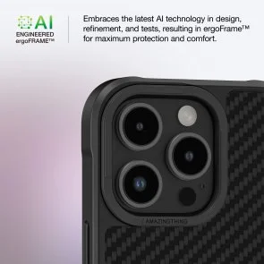 Фото: Чохол AMAZINGthing for iPhone 16 Pro Max - Titan Max 1500D Case MagSafe Black (IP166.9PTXBK) № 9 | KTC