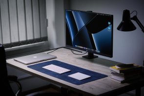 Килимок INCARNE ProDesk Suede Wide Blue