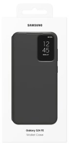 for Galaxy S24 FE - Smart View Wallet Case Black
