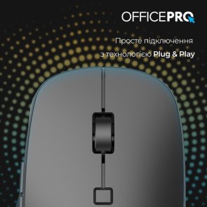 Миша OfficePro M305B Silent Wireless Black