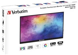 Фото: Монітор Verbatim PMT-14 (49591) - 14" IPS / 1920×1080 / / AMD FreeSync № 7 | KTC